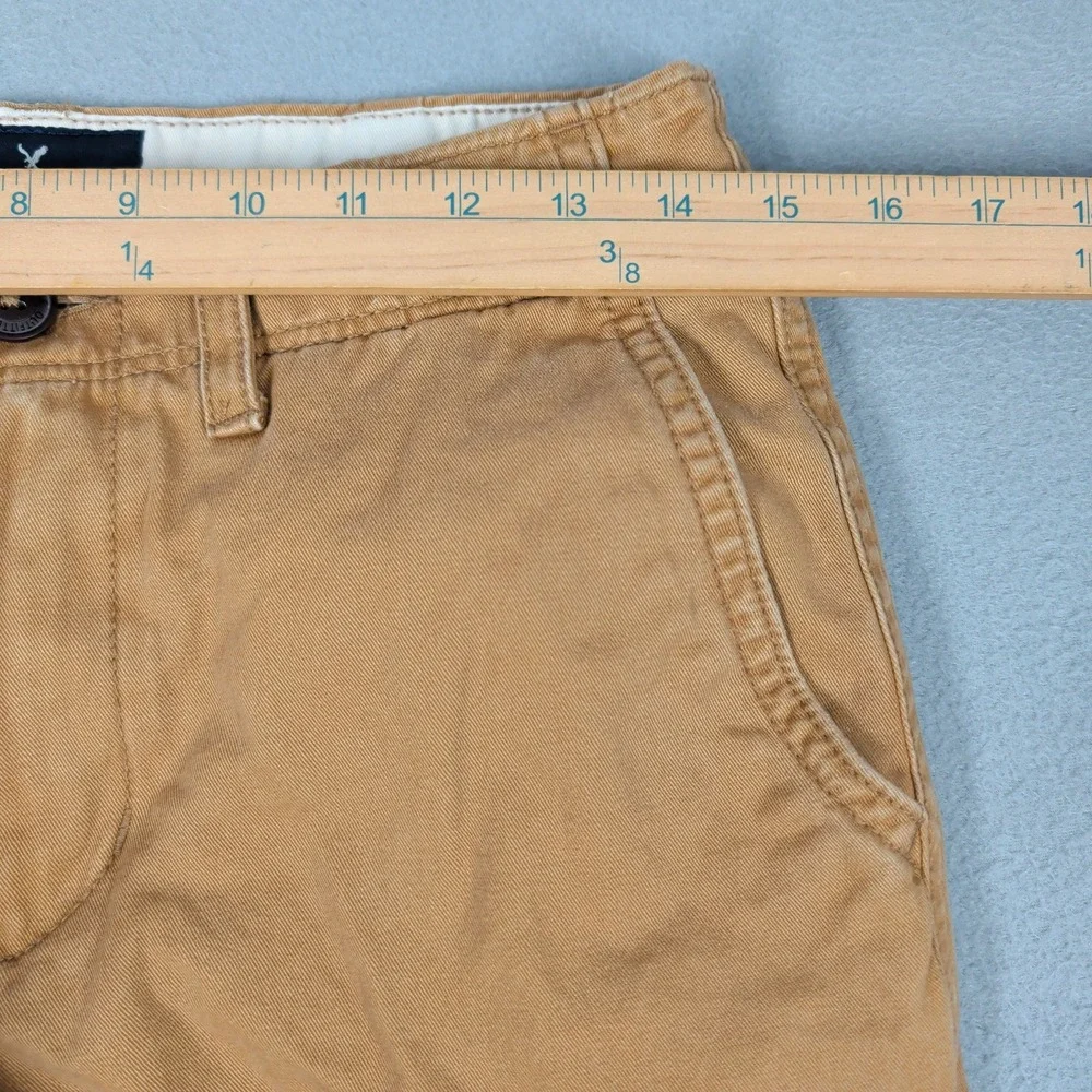 American Eagle Pants Mens 28x30 Brown Original Boot Chino Khaki Casual Workwear